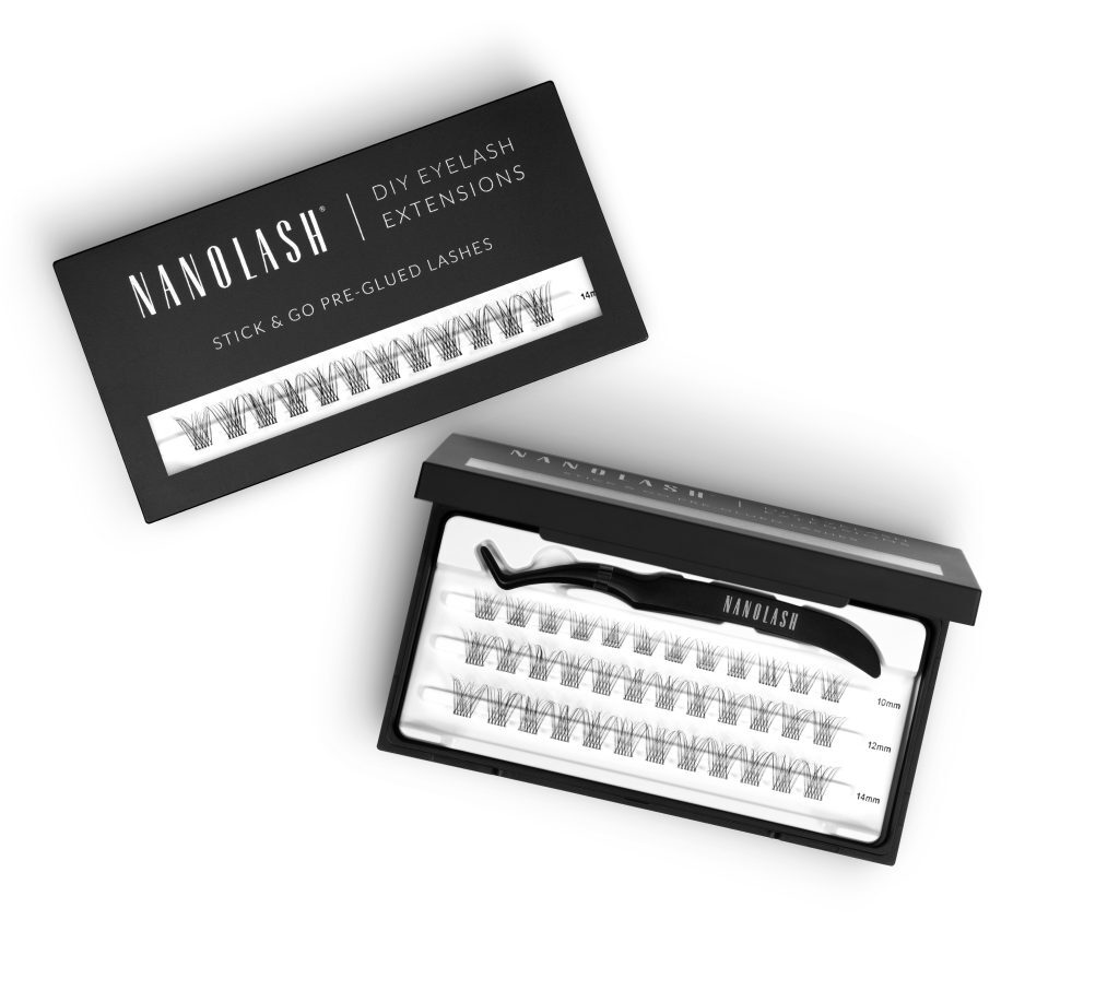 nanolash мигли на снопчета с лепило